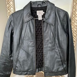 *VINTAGE* CK leather jacket